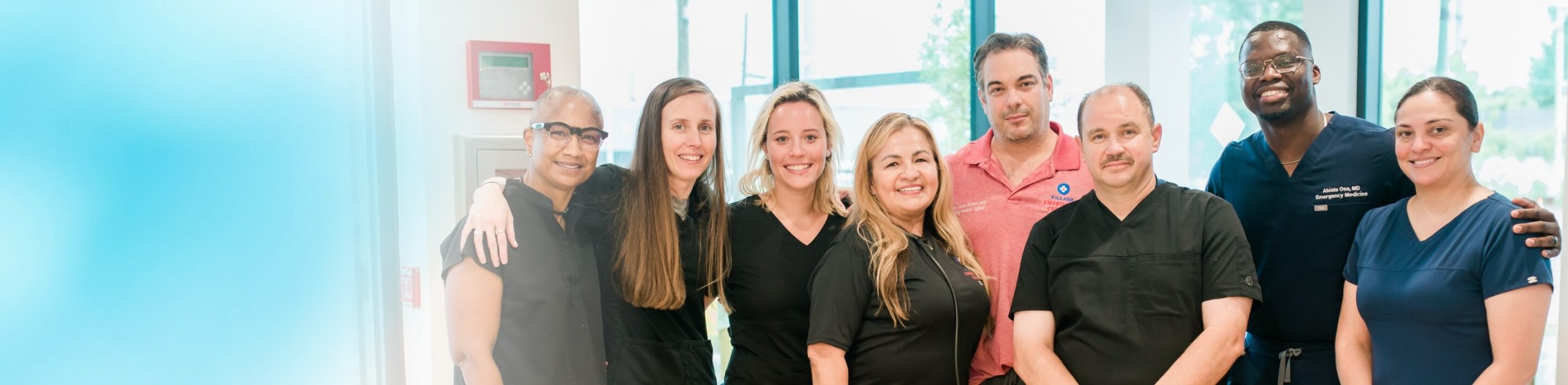 The staff at an emergency room in Houston, TX